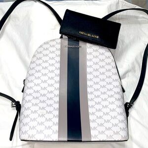 Michael Kors Cindy Saffiano Leather Large Backpack